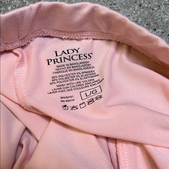 Lady Princess Pink Lace Trim Sleep Shorts - Picture 4 of 5